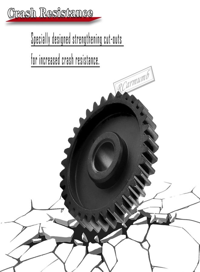 RCarmumb 34T Pinion Gear Upgrades Part for 1/7 Limitless Roller Felony Infraction 6S BLX RC Car,45# Steel 34T Gear Hops Up,Replace #ARA310944 - Image 3